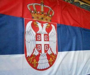 пазл Флаг Сербии